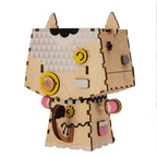 Pot Kitty - Macetero de Gato - Maqueta de Madera
