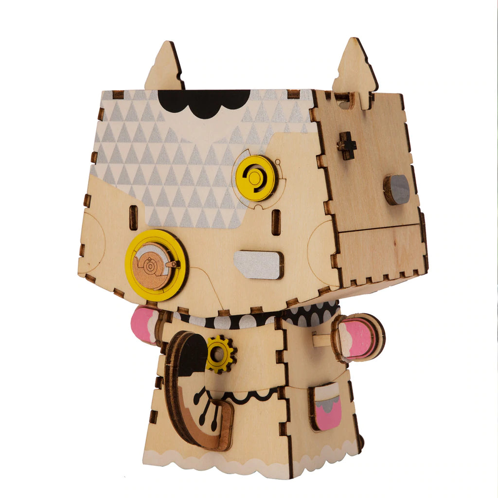 Pot Kitty - Macetero de Gato - Maqueta de Madera