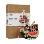 Fishing Kitty - Caja Musical Armable - Rolife