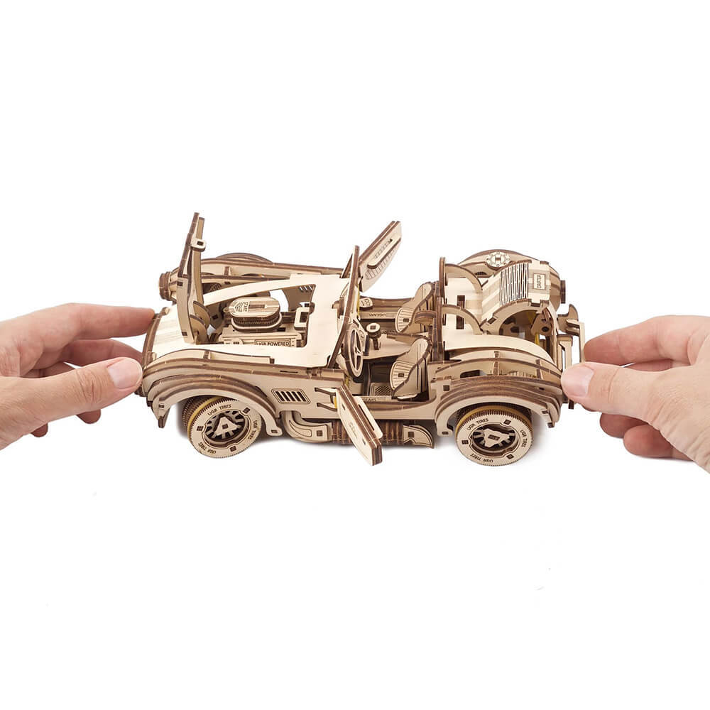 Coche deportivo Cobra Drift - Maqueta Mecánica de Madera - Ugears