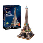 LED Eiffel Tower - Architecture Model - Rompecabezas 3D