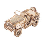 Army Jeep - Rompecabezas 3D - Maqueta de Madera Rolife