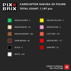 Sakura Card Captor Armable 3D  - Pix Brix
