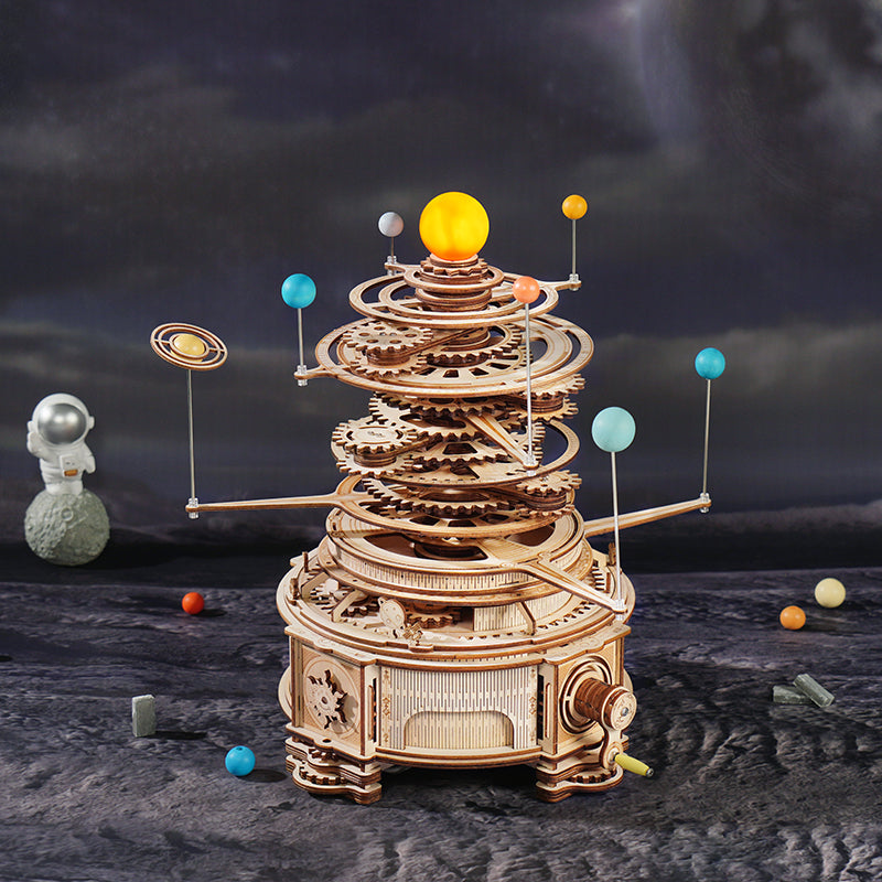 Solar System - Planetary Orbits - Maqueta de Madera - ROKR