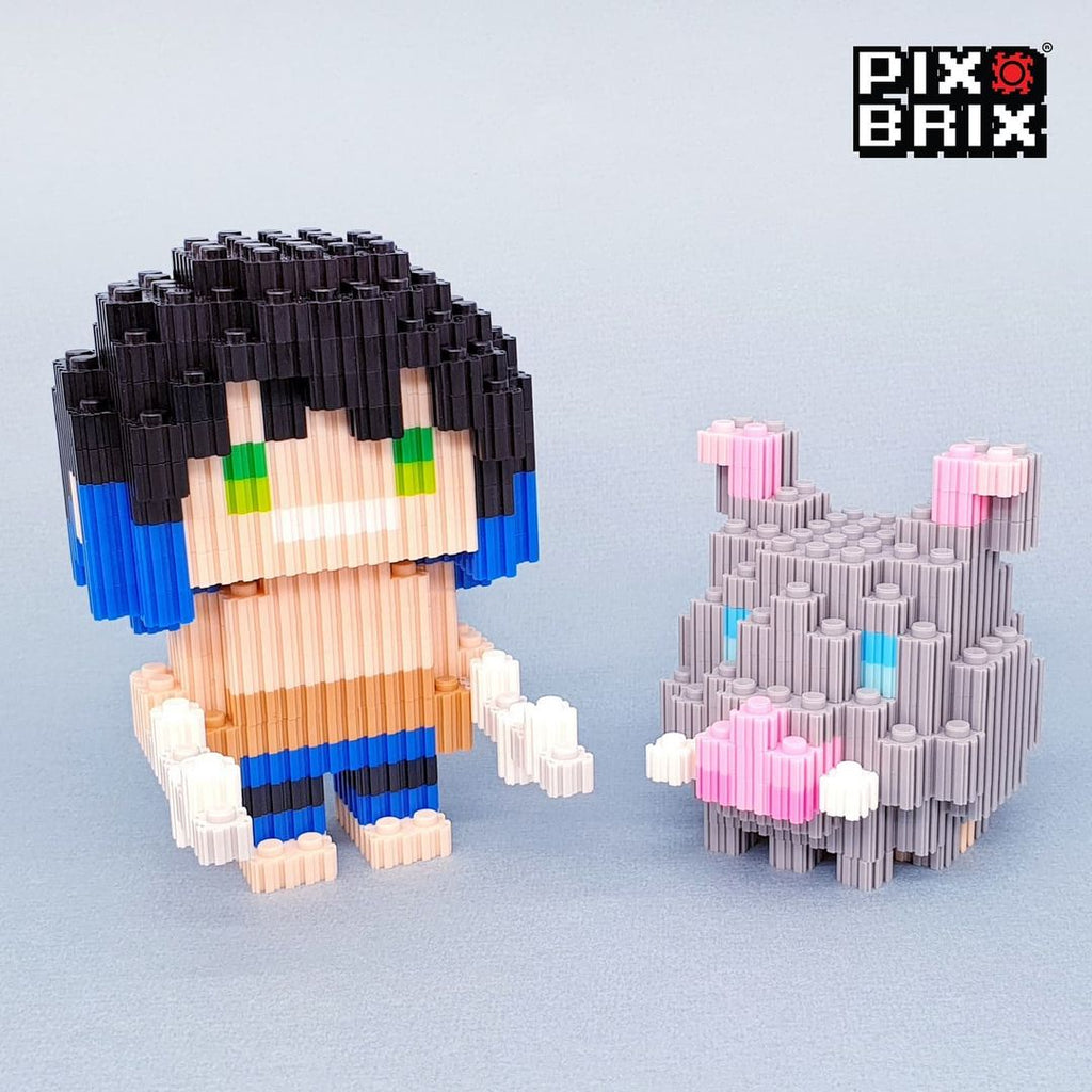 Inosuke Hashibira Armable 3D - Demon Slayer - Pix Brix