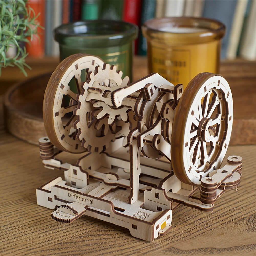 Diferencial - Maqueta Mecánica de Madera - Ugears