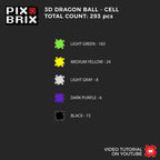Cell Armable 3D - Dragon Ball Z - Pix Brix