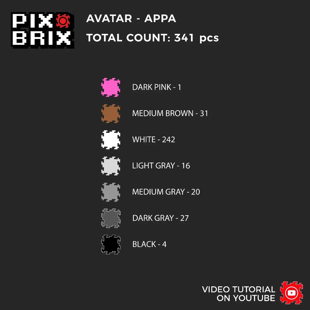 Appa Armable 3D - Avatar - Pix Brix