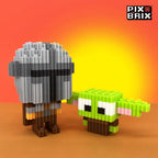 The Mandalorian y Grogu Armable 3D - Pix Brix