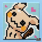 Mimikyu Puzzle 2D - 25.5 x 25.5cm - Pix Brix