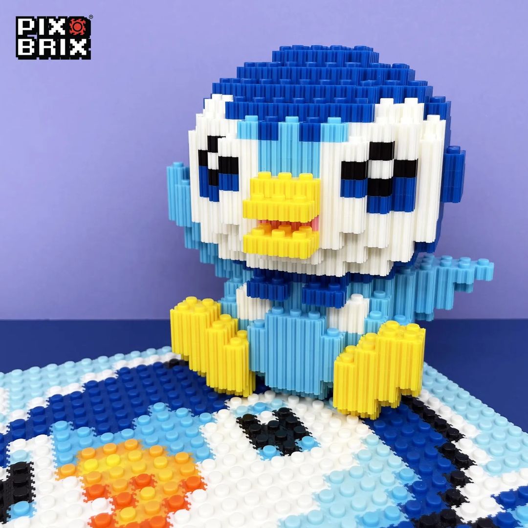 Piplup Armable 3D - Pokemon - Pix Brix