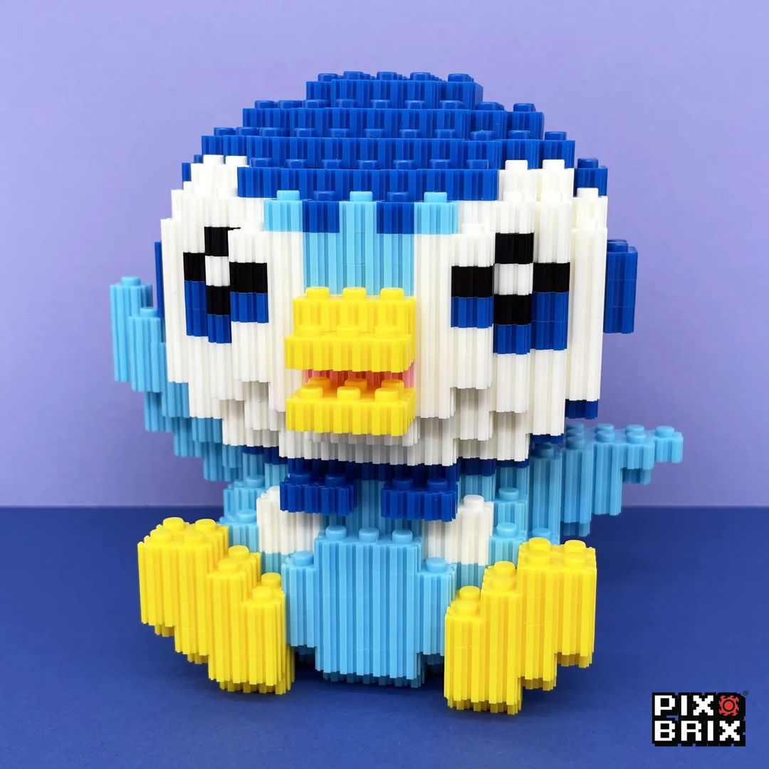 Piplup Armable 3D - Pokemon - Pix Brix