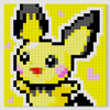 Pichu Puzzle 2D - 25.5 x 25.5cm - Pix Brix
