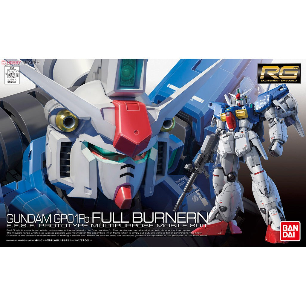 RG 1/144 RX-78 GP01 FULL BURNERN - Model Kit Articulado - Bandai