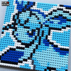 Glaceon Puzzle 2D - 25.5 x 25.5cm - Pix Brix