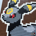 Umbreon Puzzle 2D - 25.5 x 25.5cm - Pix Brix