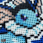 Vaporeon Puzzle 2D - 25.5 x 25.5cm - Pix Brix