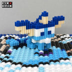 Vaporeon Pequeño Armable 3D - Pokemon - Pix Brix