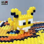 Jolteon Pequeño Armable 3D - Pokemon - Pix Brix