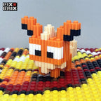 Flareon Pequeño Armable 3D - Pokemon - Pix Brix