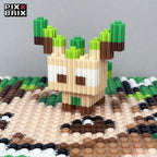 Leafeon Pequeño Armable 3D - Pokemon - Pix Brix