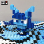 Glaceon Pequeño Armable 3D - Pokemon - Pix Brix