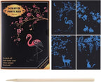 Kit Scratch Postales Animales - Scratch Art