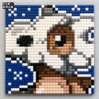 Cubone Puzzle 2D - 25.5 x 25.5cm - Pix Brix