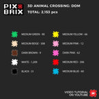 Dom Armable 3D - Animal Crossing - Pix Brix