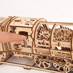 Locomotora de Vapor - Maqueta Mecánica de Madera - Ugears