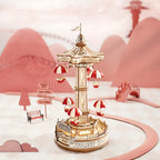 Parachute Tower - Rompecabezas 3D de Madera - ROKR