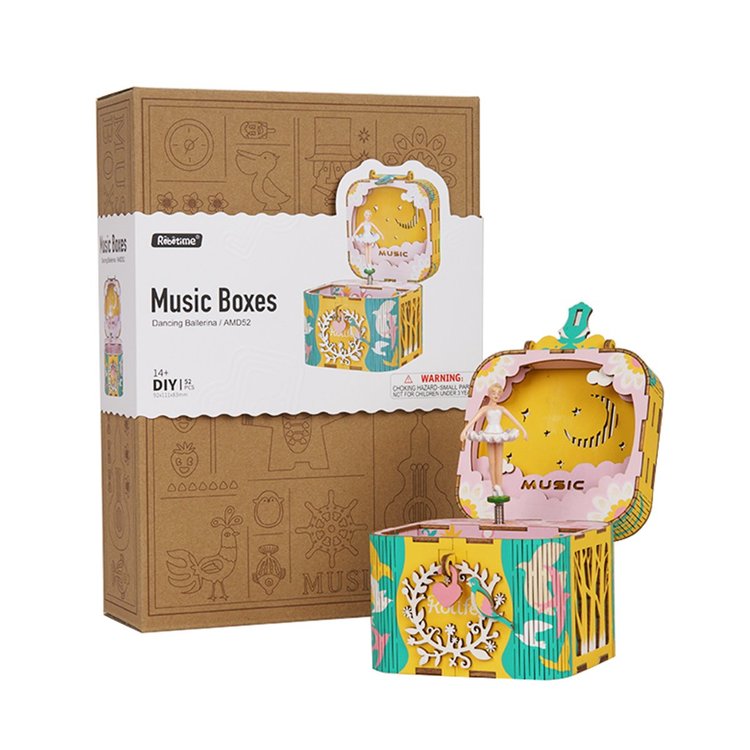 Dancing Ballerina - Caja Musical Armable