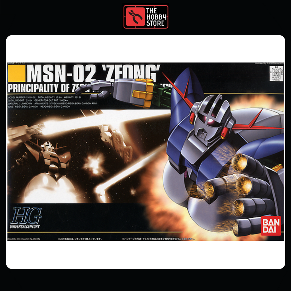 1/144 HGUC MSN-02 ZEONG - Model Kit Articulado - Bandai
