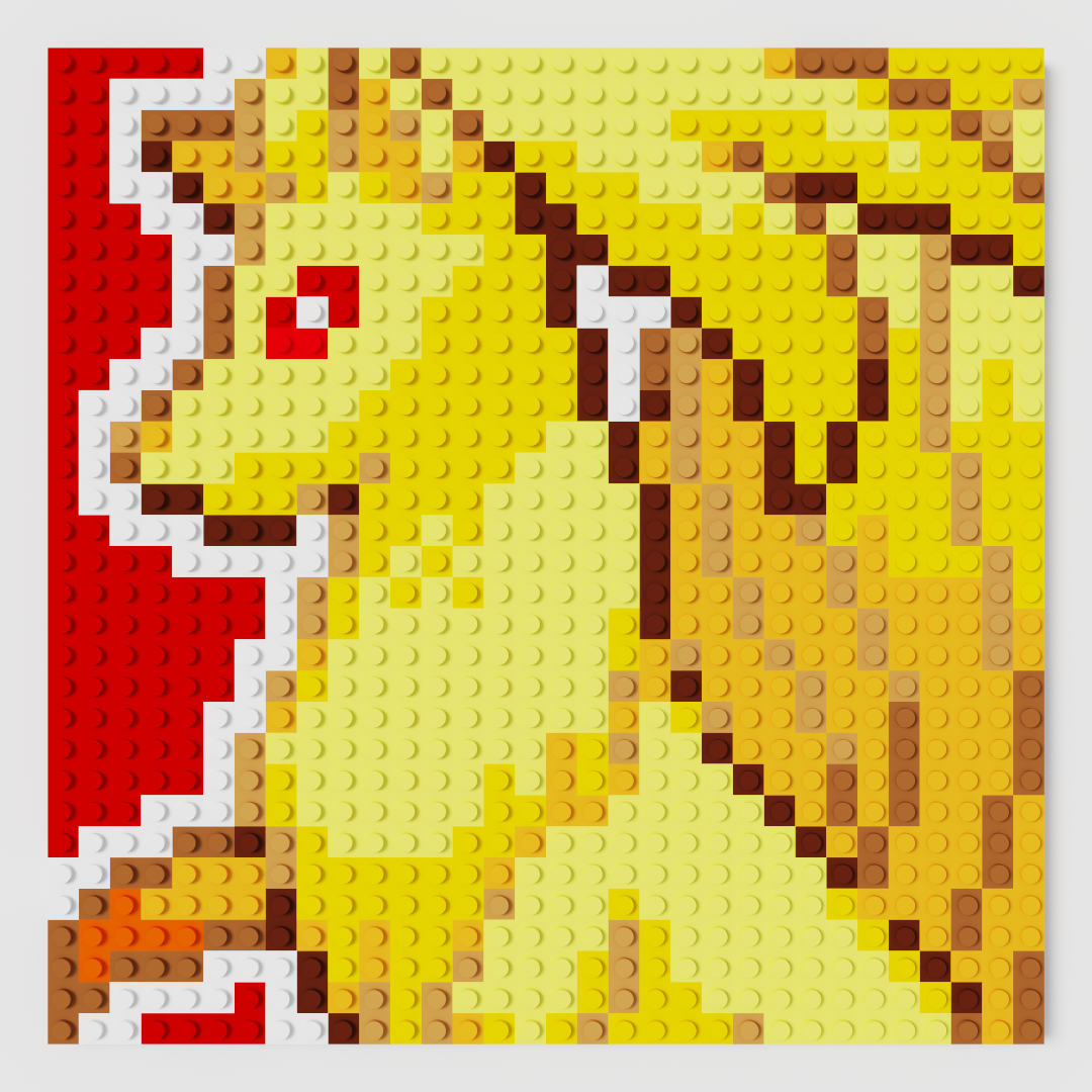 Ninetales Puzzle 2D - 25.5 x 25.5cm - Pix Brix