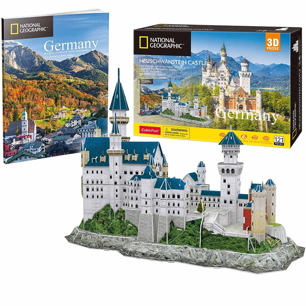 Neuschwanstein Castle Germany - Nat Geo - Rompecabezas 3D