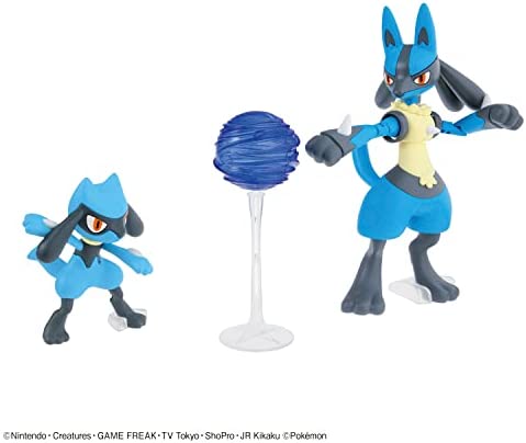 RIOLU & LUCARIO - Pokemon Model Kit - Bandai