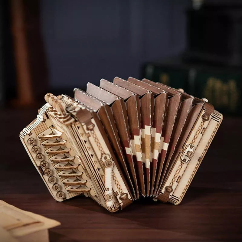 Accordion - Mini Acordeón - Maqueta de Madera Rolife