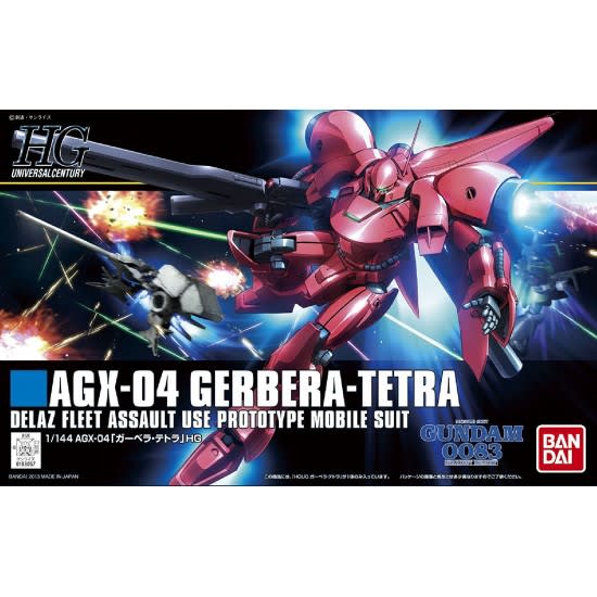 1/144 HGUC AGX-04 GERBERA-TETRA - Model Kit Articulado - Bandai