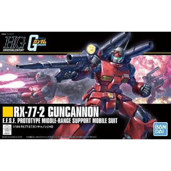 1/144 HGUC RX-77-2 GUNCANNON - Model Kit Articulado - Bandai