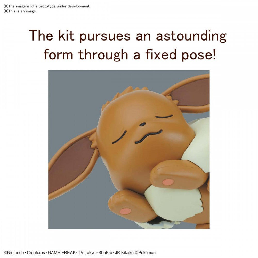 Eevee Sleeping Pose - Pokémon Model Kit