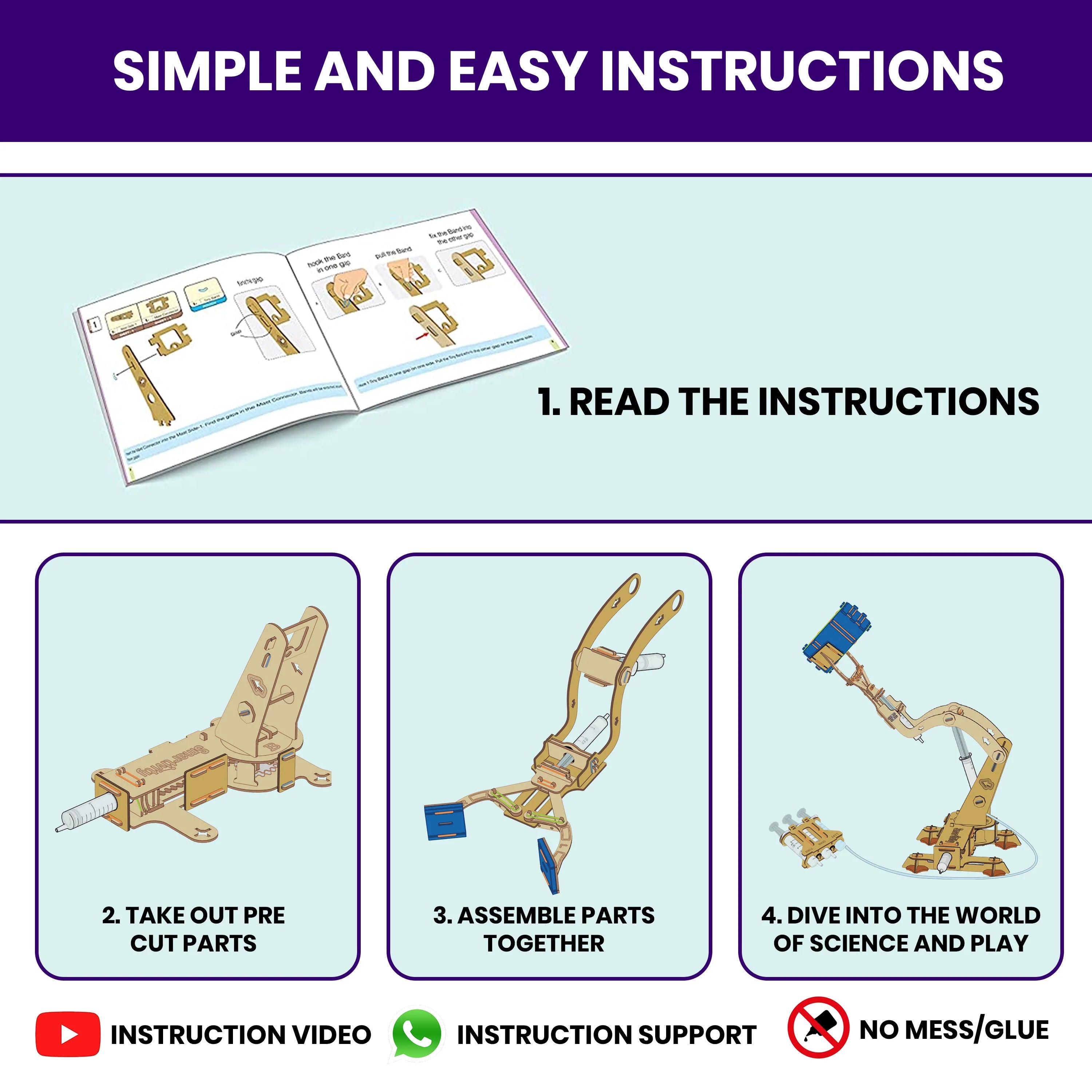 Hydraulic Crane - Smartivity