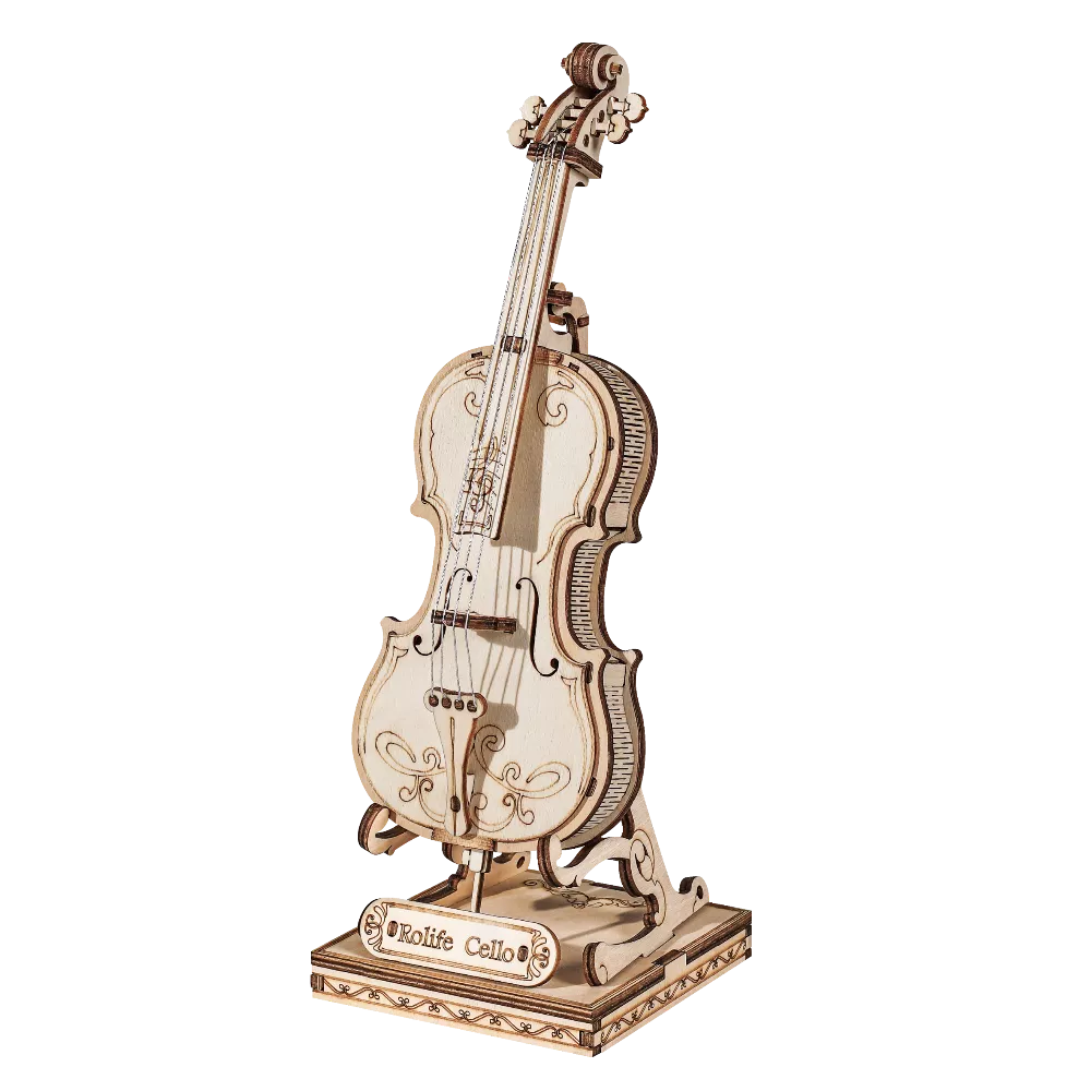 Cello - Mini Chelo - Maqueta de Madera Rolife
