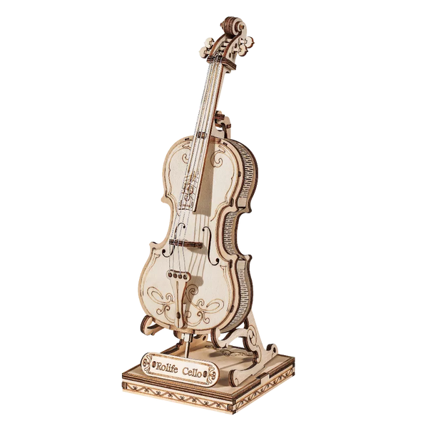 Cello - Mini Chelo - Maqueta de Madera Rolife