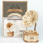 Gramophone - Rompecabezas 3D - Maqueta de Madera Rolife
