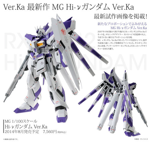 MG 1/100 RX-93-v2 Hi-V GUNDAM Ver.Ka - Model Kit Articulado - Bandai