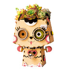 Pot Kitty - Macetero de Gato - Maqueta de Madera