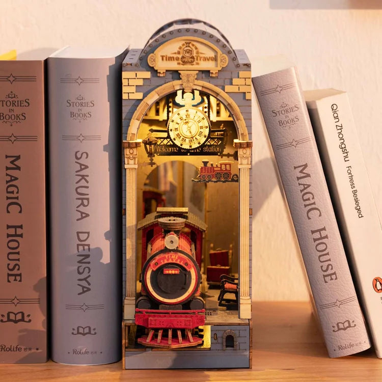 Time Travel - Sujeta Libros - Maqueta Rolife