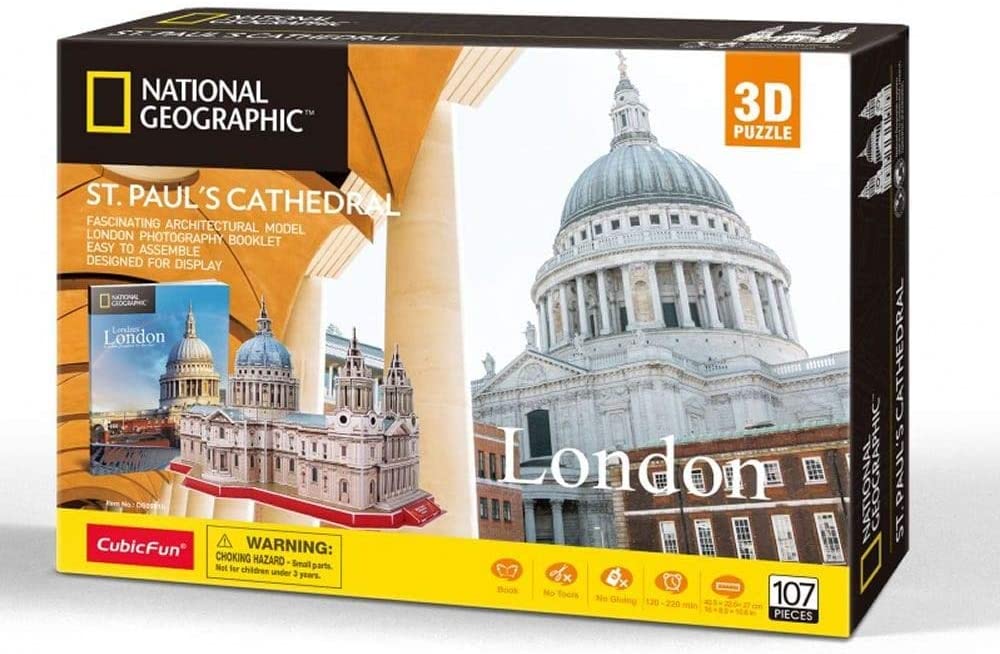 St. Paul's Cathedral London - Nat Geo - Rompecabezas 3D