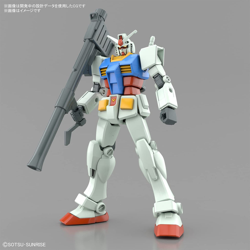 ENTRY GRADE RX-78-2 GUNDAM (FULL WEAPON SET) - Model Kit Articulado - Bandai