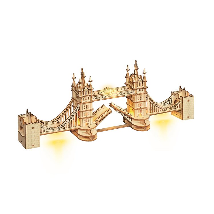 Tower Bridge - Rompecabezas 3D - Maqueta de Madera Rolife